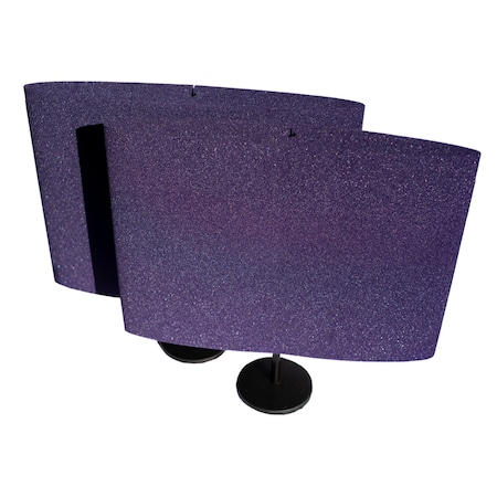 DeskMAX Home Office Purple, 2PK